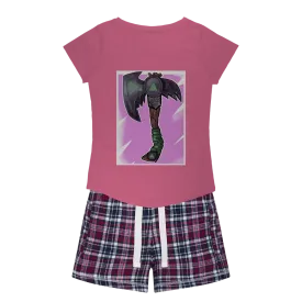 Axe Women's Sleepy Tee and Flannel Short