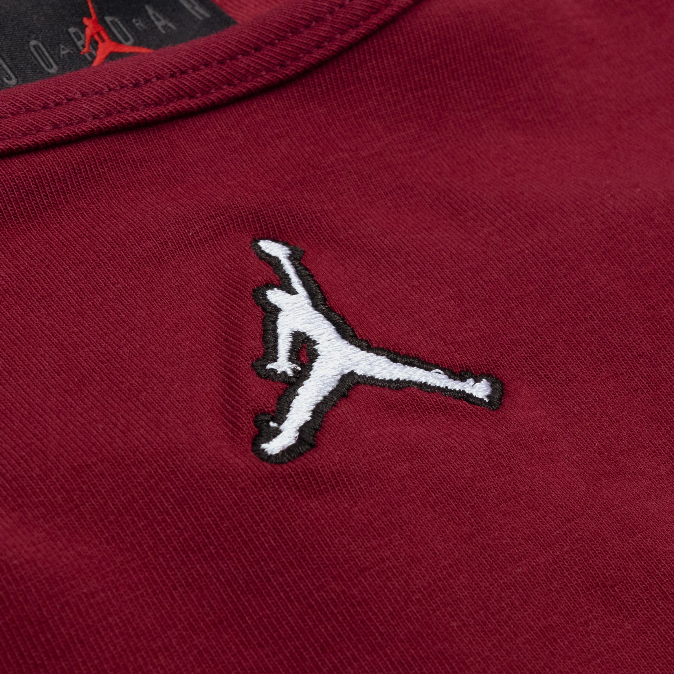 Flight Cropped Womens Long Sleeve Shirt (Burgundy Red)