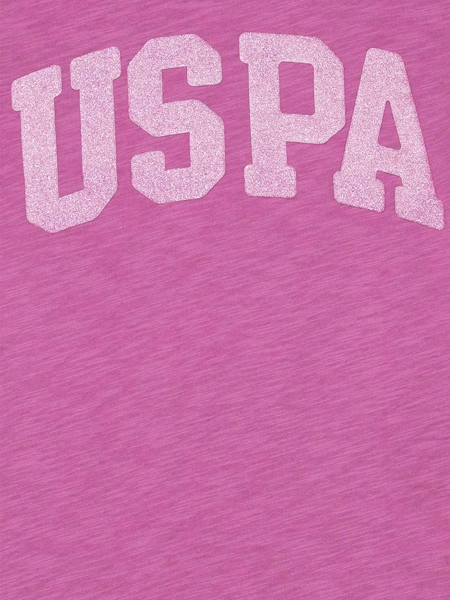 USPA Girls T-Shirt Violet VR037 UTSG007 2023